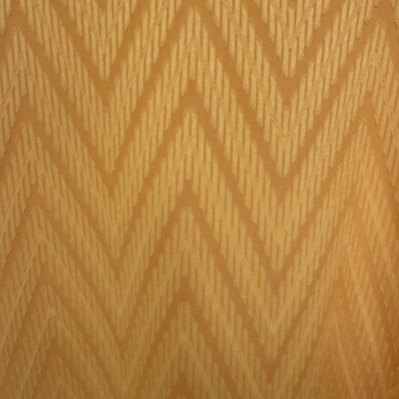 Chaus New‎ York Yellow Chevron Sleeveless Layered V-Neck Top XL - Picture 4 of 7